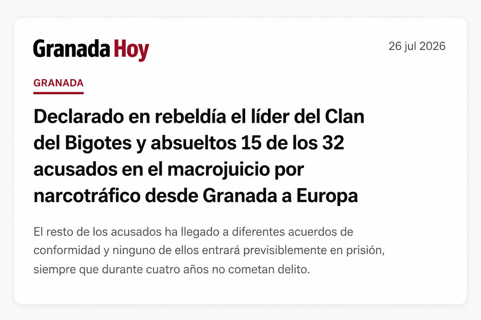 Publicaci&oacute;n jur&iacute;dica y noticia de actualidad